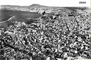 ORAN - VUE DEPUIS SANTA CRUZ